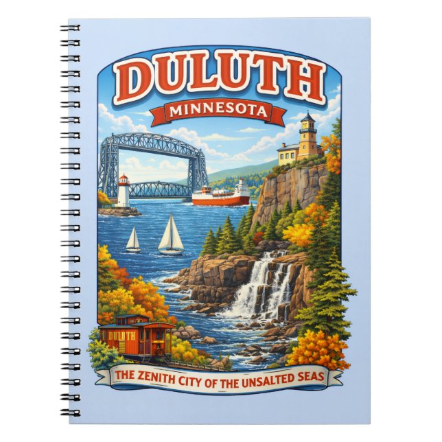 Duluth, Minnesota Souvenir Notebook, North Shore Notebook (Front)