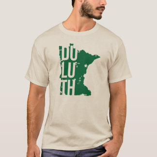 Duluth Minnesota t-shirt with Map