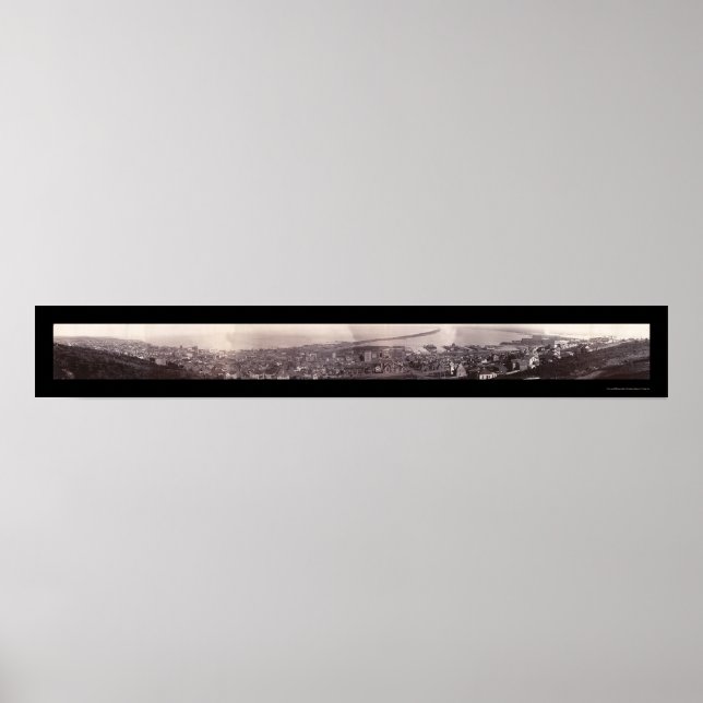 Duluth MN Panorama Photo 1886 Poster (Front)