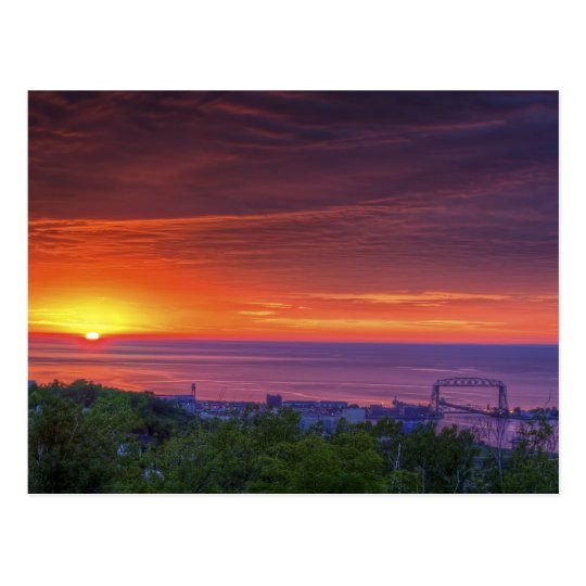 Duluth Sunrise Postcard