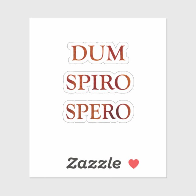 Dum spiro spero (Sheet)