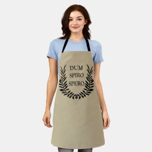 Dum spiro spero apron