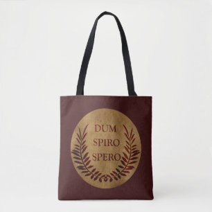 Dum spiro spero tote bag