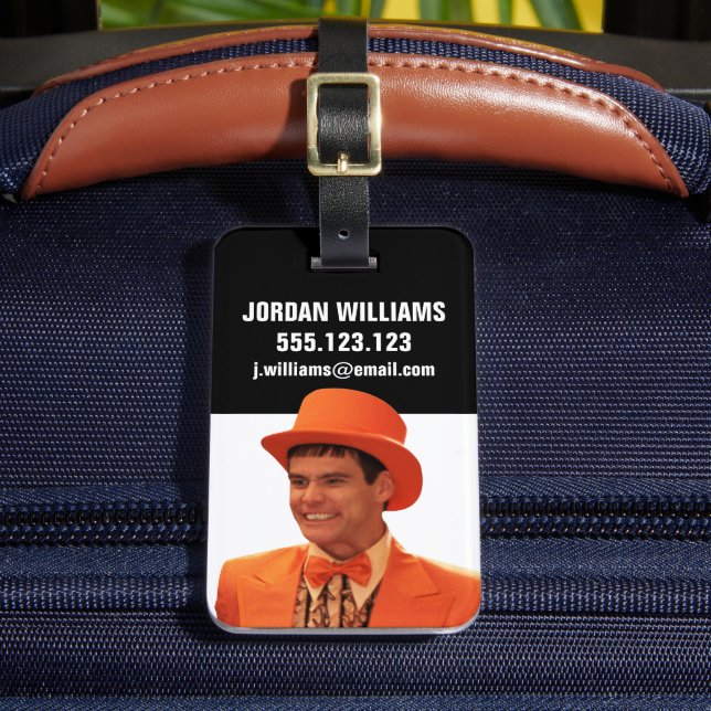 Dumb and Dumber | Lloyd Christmas Luggage Tag (Front Insitu 2)
