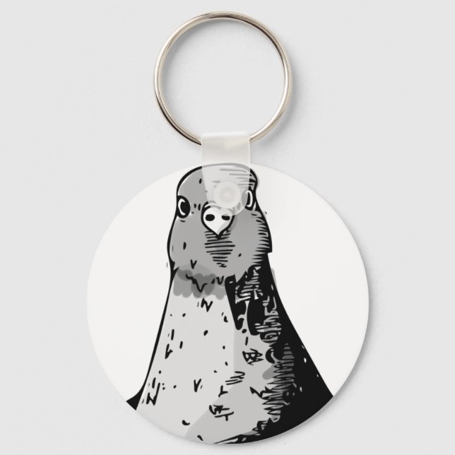 Dumb Birds Key Ring (Front)