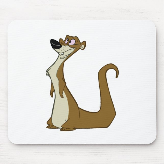 Dumb Weasel Mouse Mat (Front)