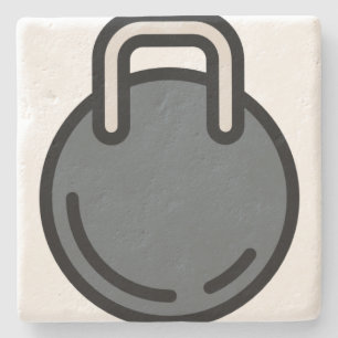 dumbbell-1 stone coaster