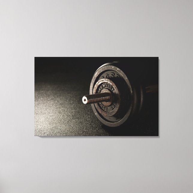 Dumbbell Canvas Print (Front)