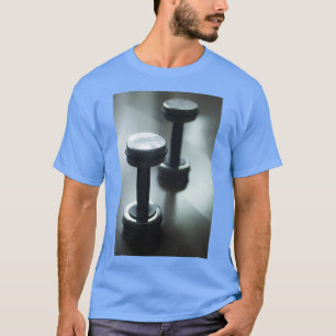 Dumbbell gym metal weights in gym health club 1 T-Shirt