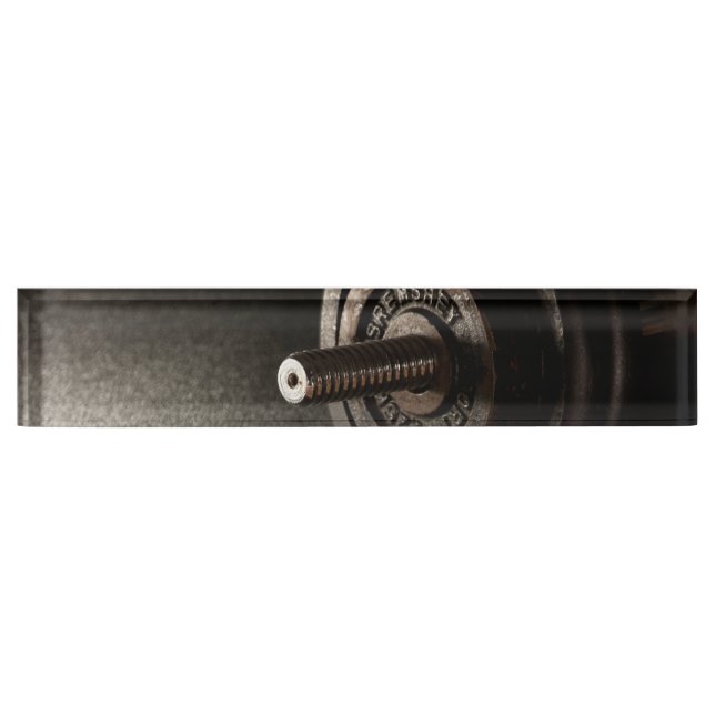 Dumbbell Nameplate (Front)