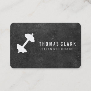Dumbbell Personal Trainer (slate) appointment Card