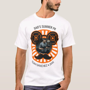 Dumbbell-plate sunglasses Father's Day photo T-Shirt