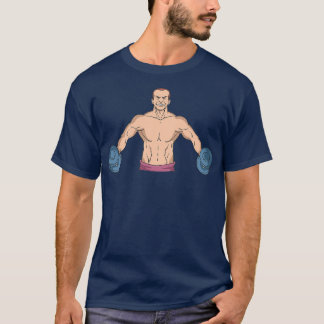 Dumbbell training weight lifting T-Shirt