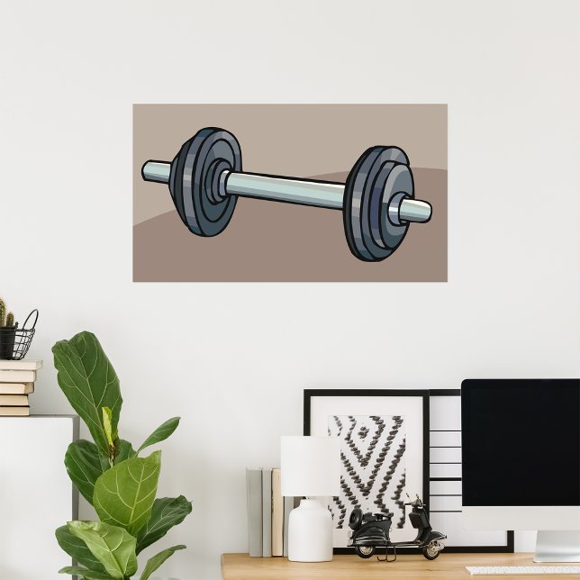 Dumbbell Weight Fitness Poster (Creator Uploaded)