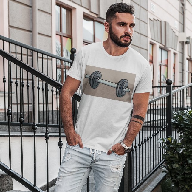 Dumbbell Weight Fitness T-Shirt (Creator Uploaded)