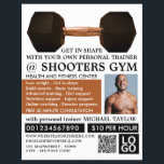 Dumbbell Weight, Personal trainer, Gym Advertising Flyer<br><div class="desc">Dumbbell Weight,  Personal trainer,  Gym Advertising Flyers By The Business Card Store.</div>