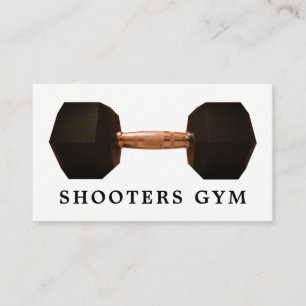 Dumbbell Weight, Personal trainer, Gym Instructor Business Card