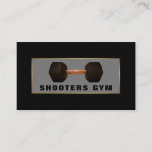 Dumbbell Weight, Personal trainer, Gym Instructor Business Card