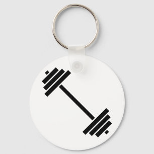 Dumbbells Key Ring
