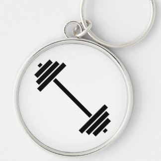 Dumbbells Key Ring