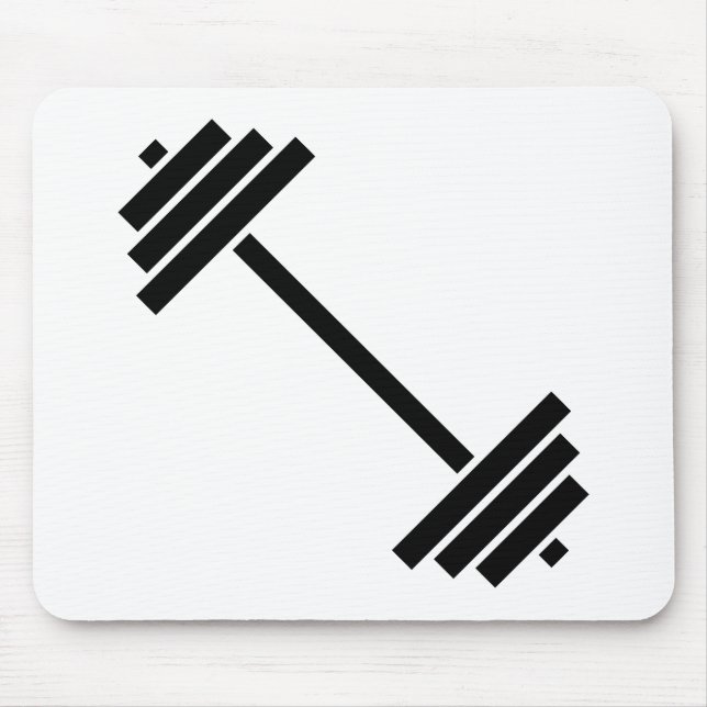 Dumbbells Mouse Mat (Front)
