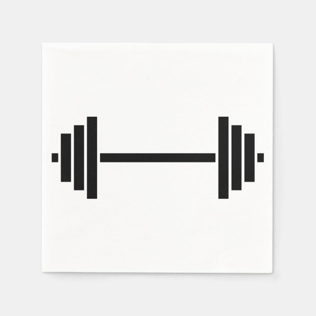 Dumbbells Napkin (Front)