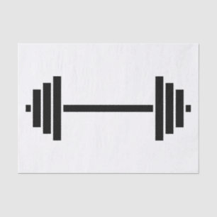 Dumbbells Tissue Paper