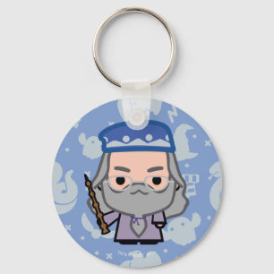 Dumbledore Cartoon Character Art Key Ring