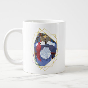 Dumbledore & Fawkes on Balcony Large Coffee Mug