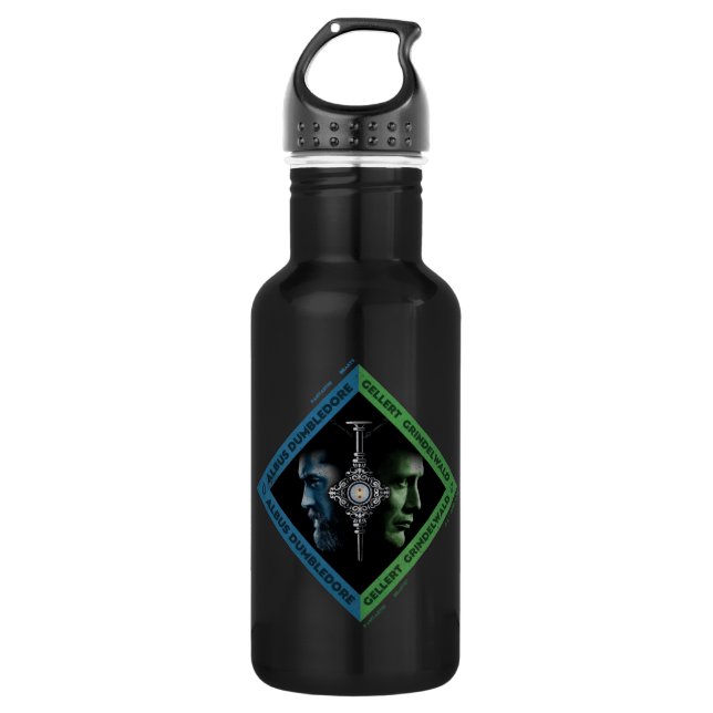 Dumbledore & Grindlewald Blood Troth Graphic 532 Ml Water Bottle (Front)