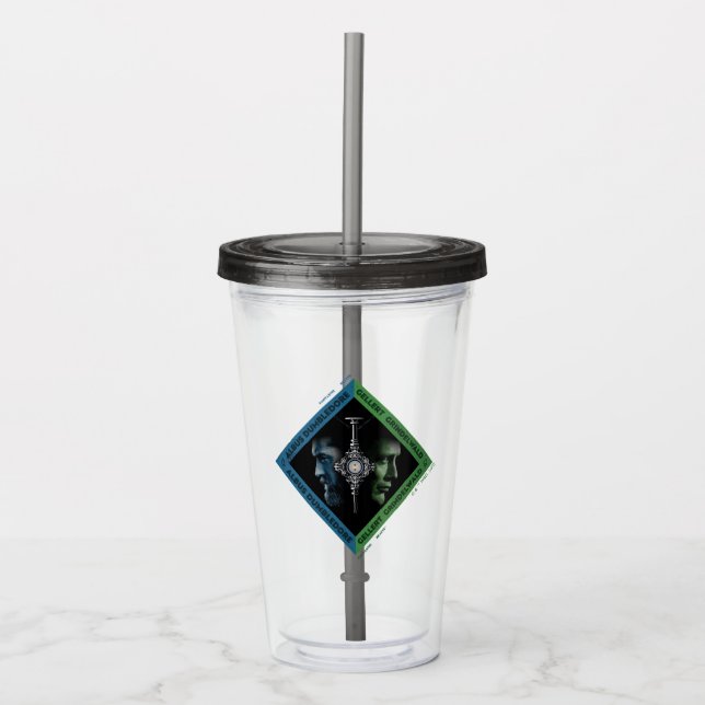 Dumbledore & Grindlewald Blood Troth Graphic Acrylic Tumbler (Front)