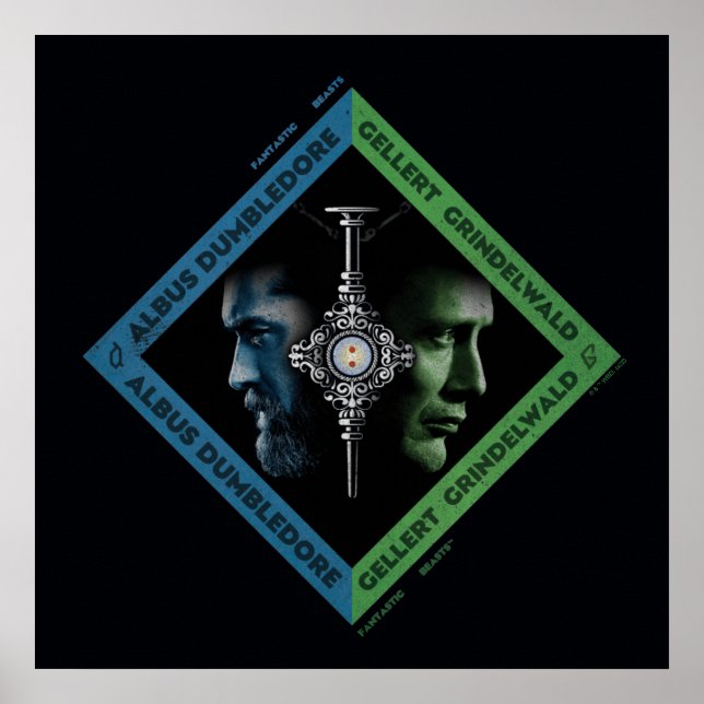 Dumbledore & Grindlewald Blood Troth Graphic Poster (Front)
