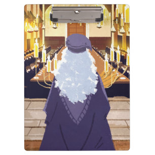 Dumbledore Speaking in the Hogwarts Great Hall Clipboard