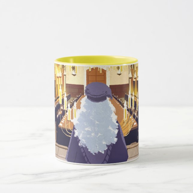 Dumbledore Speaking in the Hogwarts Great Hall Mug (Center)