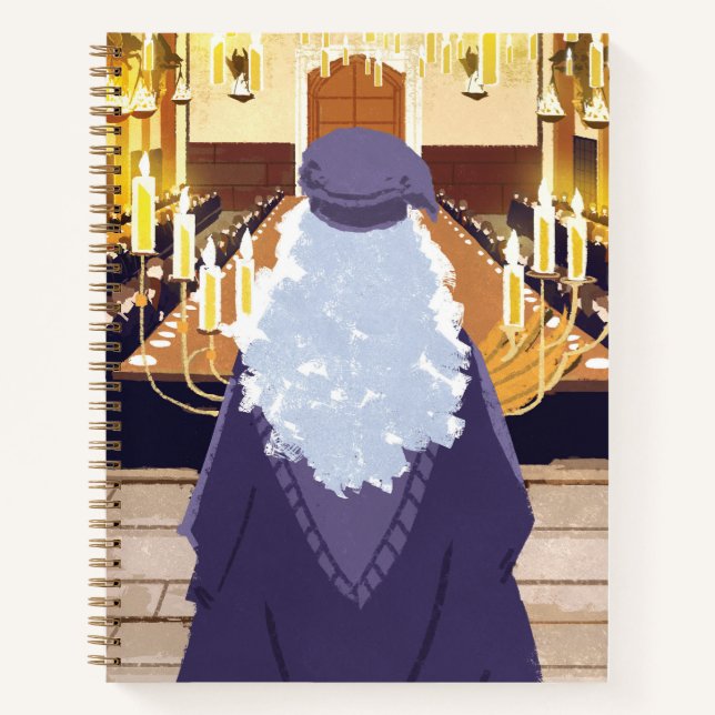 Dumbledore Speaking in the Hogwarts Great Hall Notebook (Front)