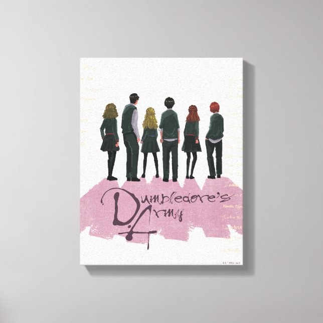 Dumbledore's Army Illustration Canvas Print (Front)