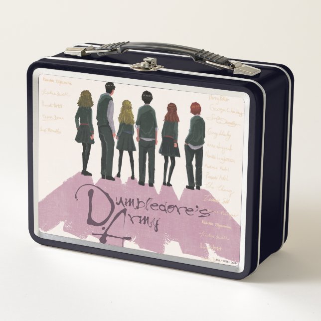 Dumbledore's Army Illustration Metal Lunch Box (Front)