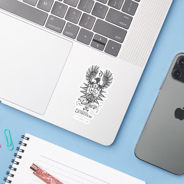 Dumbledore's Crest (Laptop w/ iPhone)