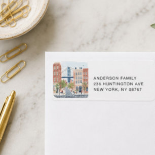 DUMBO Brooklyn Address Labels