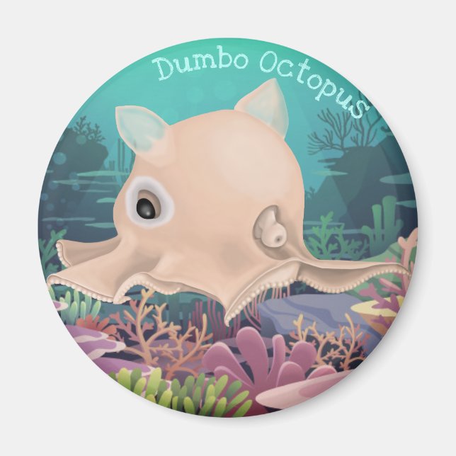 Dumbo Octopus Magnet (Front)