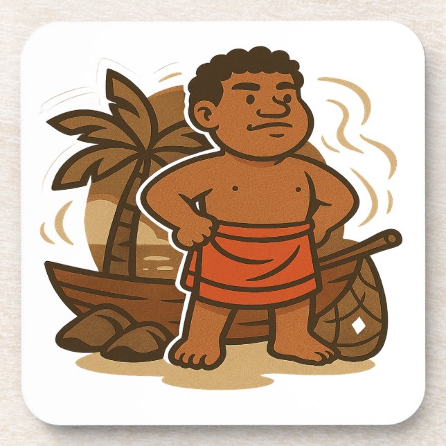 Dumi Island Guardian Coaster (Front)