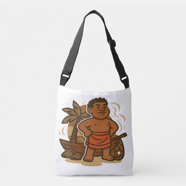 Dumi Island Guardian Crossbody Bag (Front)
