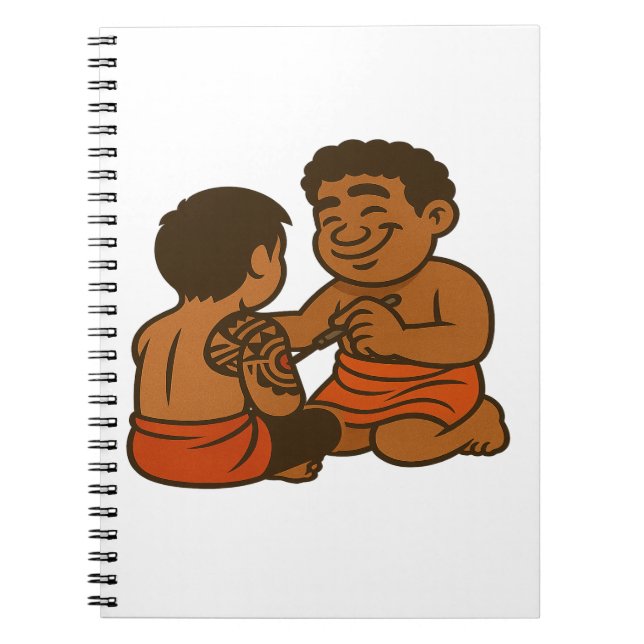 Dumi Tatau Artist Notebook (Front)