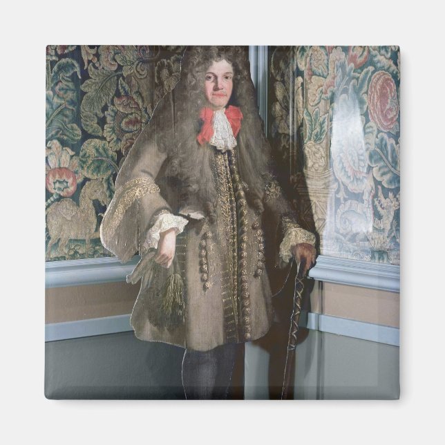 Dummy board figure of a man, c.1690 magnet (Front)