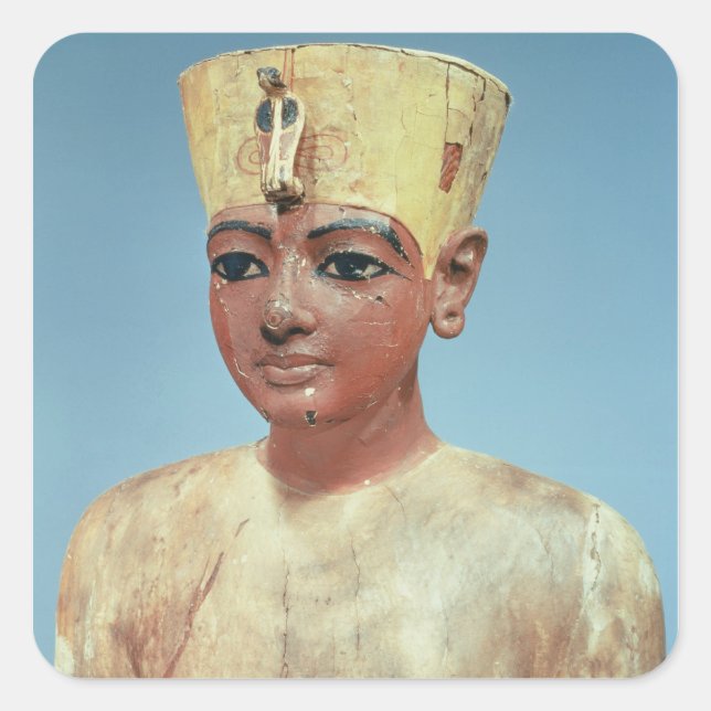 Dummy' of the young Tutankhamun  wearing Square Sticker (Front)