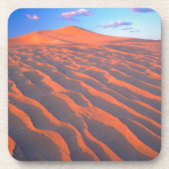 Dumont Dunes, Sand Dunes and Clouds Coaster (Front)