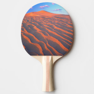 Dumont Dunes, Sand Dunes and Clouds Ping Pong Paddle