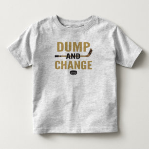 Dump and Change Golden Hockey Toddler T-Shirt
