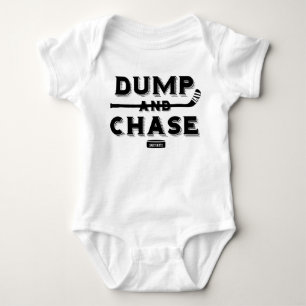 Dump and Chase Hockey Baby Bodysuit