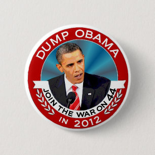 Dump Obama 6 Cm Round Badge
